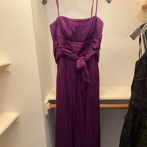 fitted lace wedding dress Printed Organza Gown – BCBGMAXAZRIA